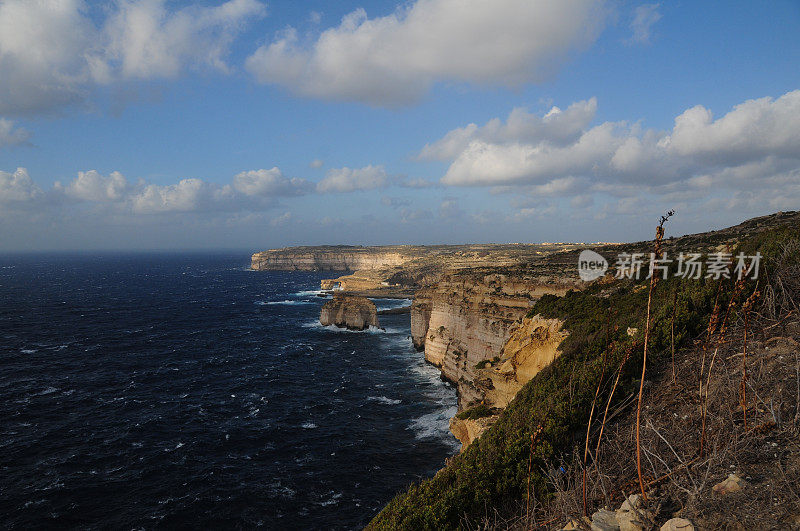 Dwejra Gozo,马耳他群岛。